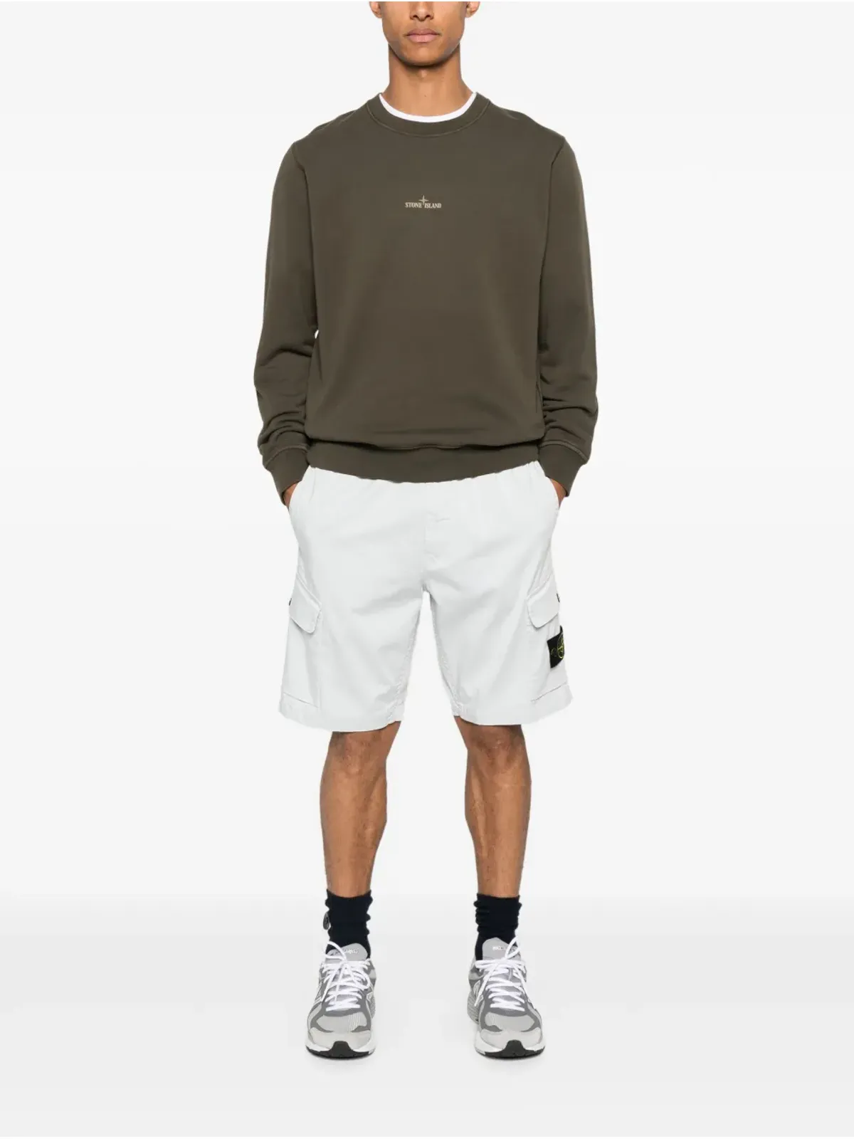 Stone Island ジャージー トラックショーツ - 画像2