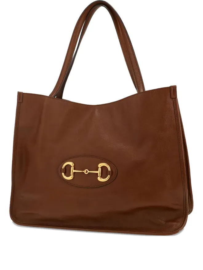 Gucci Pre-Owned Gucci ビンテージ 1955年製 ホースビット ショルダーバッグ - ブラウンの商品画像