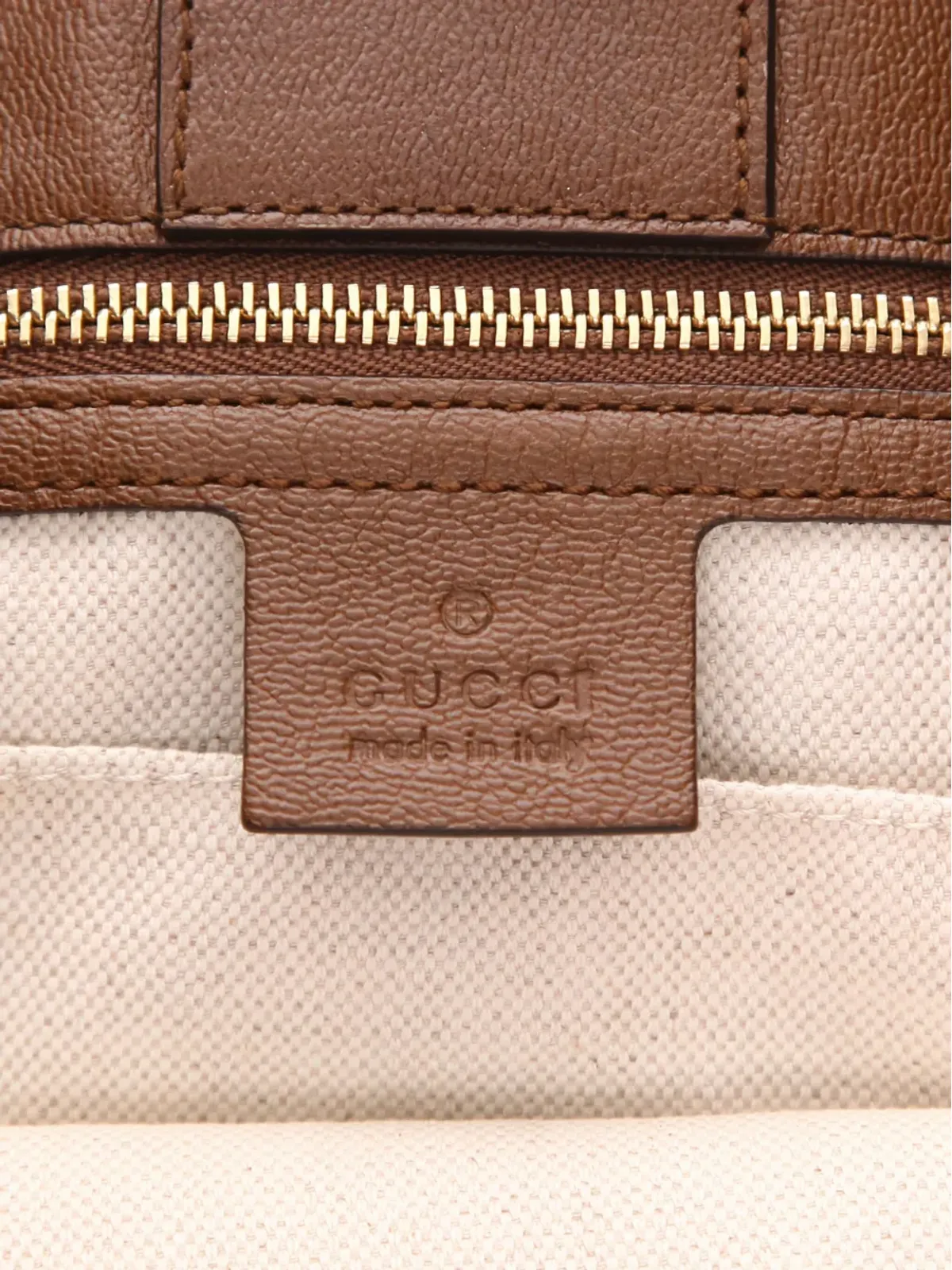 Gucci ビンテージ 1955年製 ホースビット ショルダーバッグ - ブラウン - 画像4