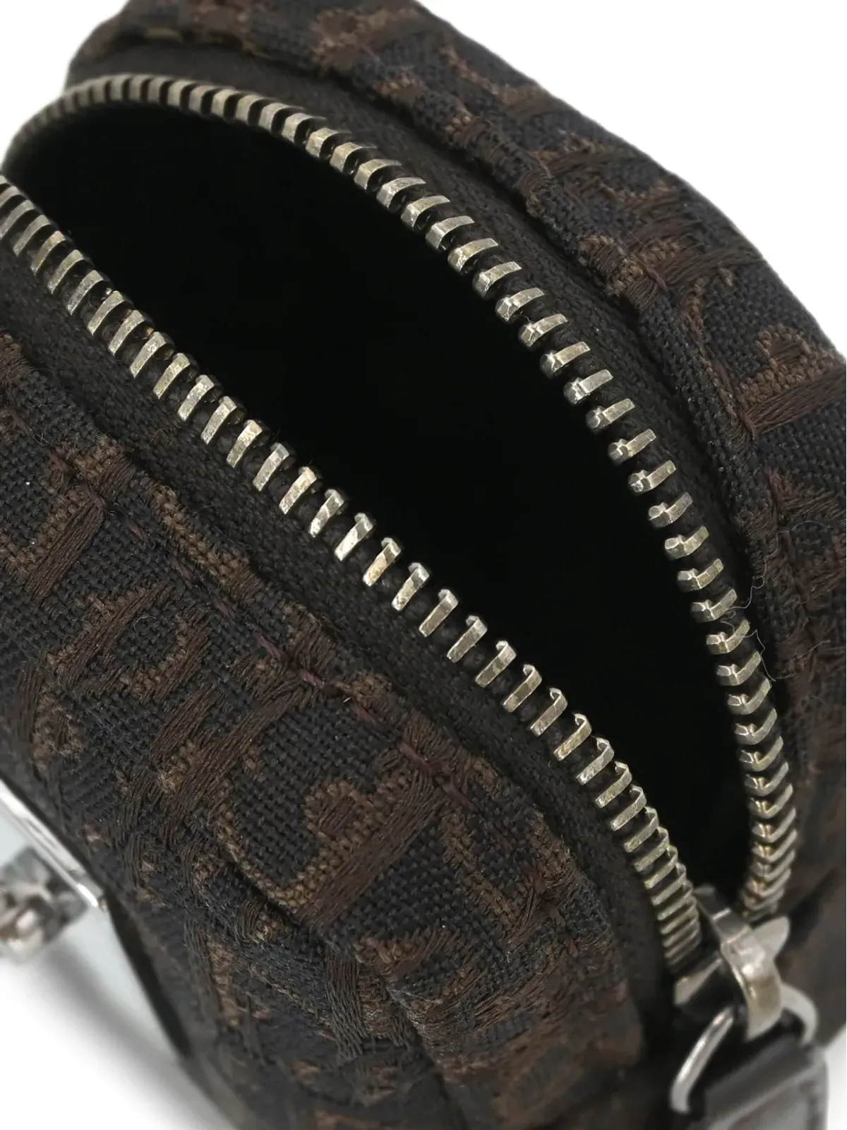 Christian Dior ビンテージ 2002年 ミニ トロッター クラッチ バッグ ブラウン - 画像5