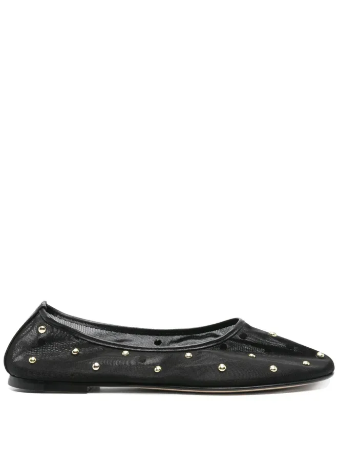 Dear Frances Dear Frances スタッズ メッシュ バレエフラットの商品画像