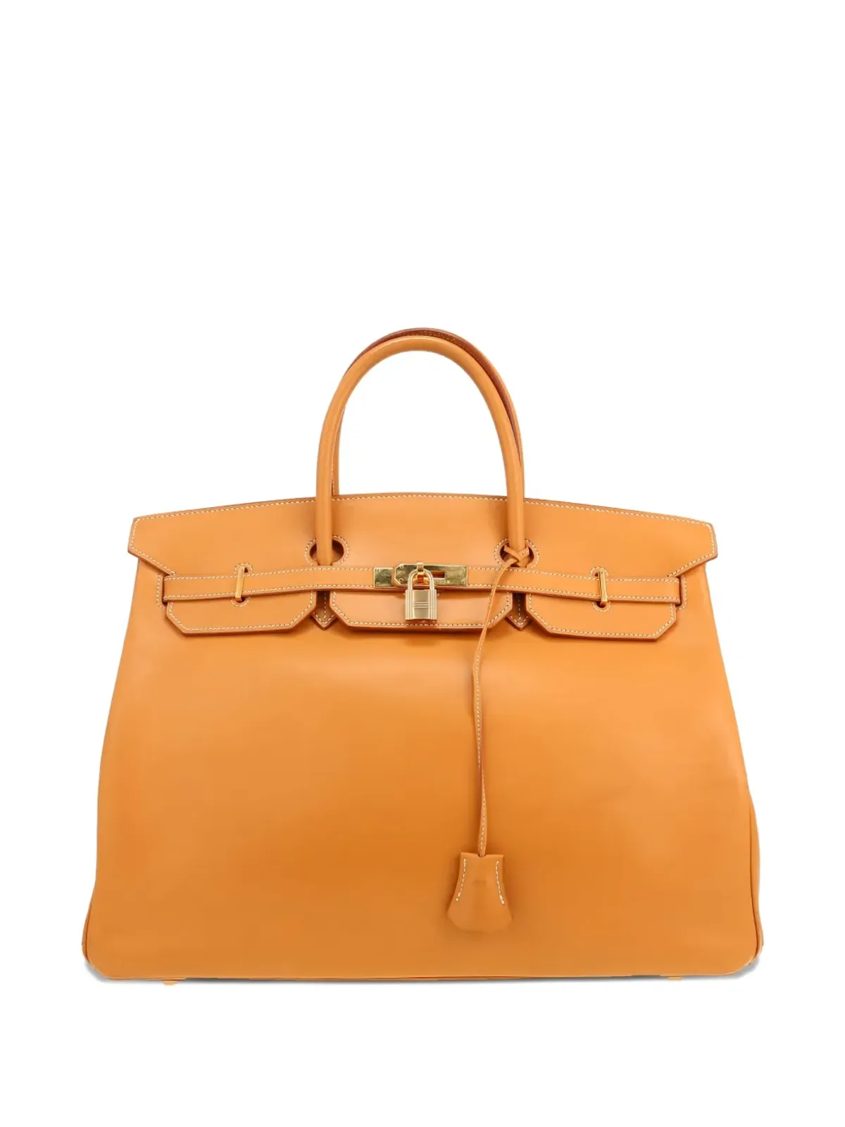 Hermès ビンテージ バーキン40 トートバッグ - オレンジ - 画像1