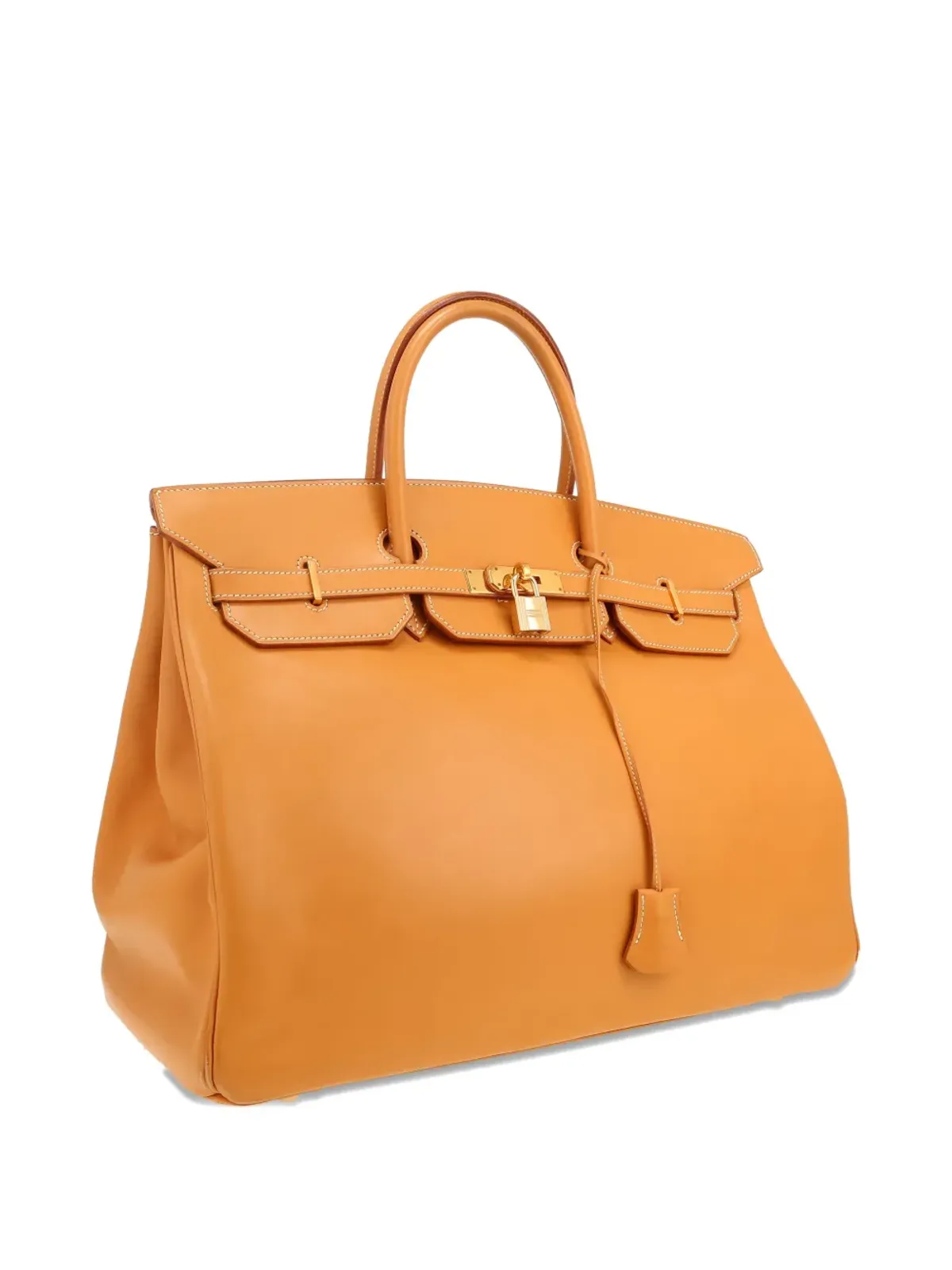 Hermès ビンテージ バーキン40 トートバッグ - オレンジ - 画像3