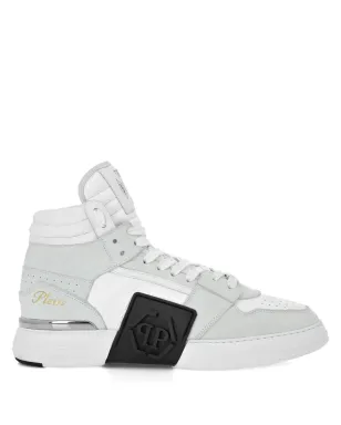 Philipp Plein Phantom Kicks ミッドトップ レザー スニーカー - サムネイル1