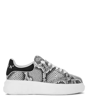 Philipp Plein ロッチア パイソンプリント ローカットスニーカー - サムネイル1