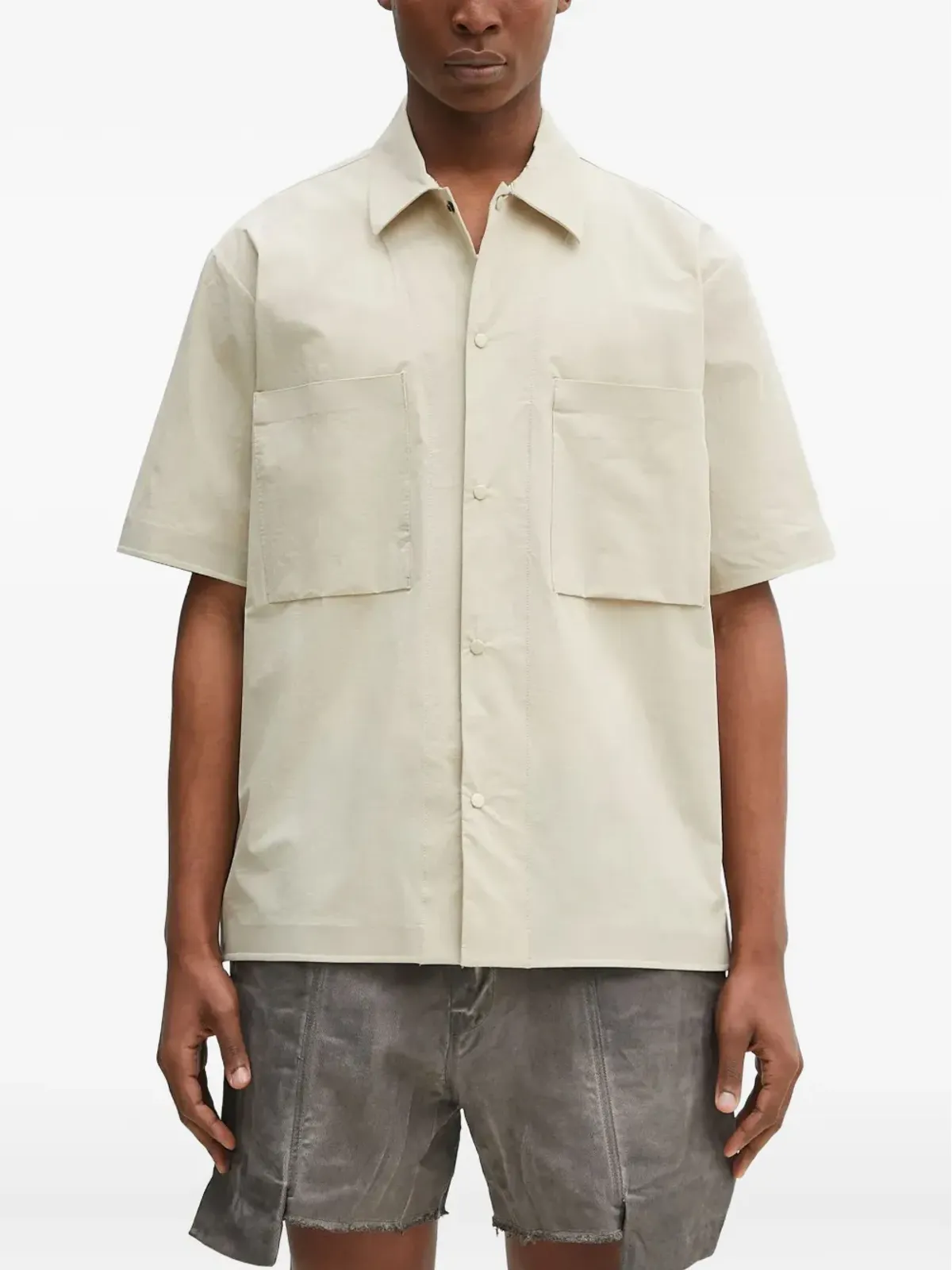 Norse Projects ヘルマン ダブルポケット 半袖シャツ - 画像1