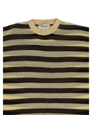 atomo factory ストライプ編みニットTシャツ - サムネイル2