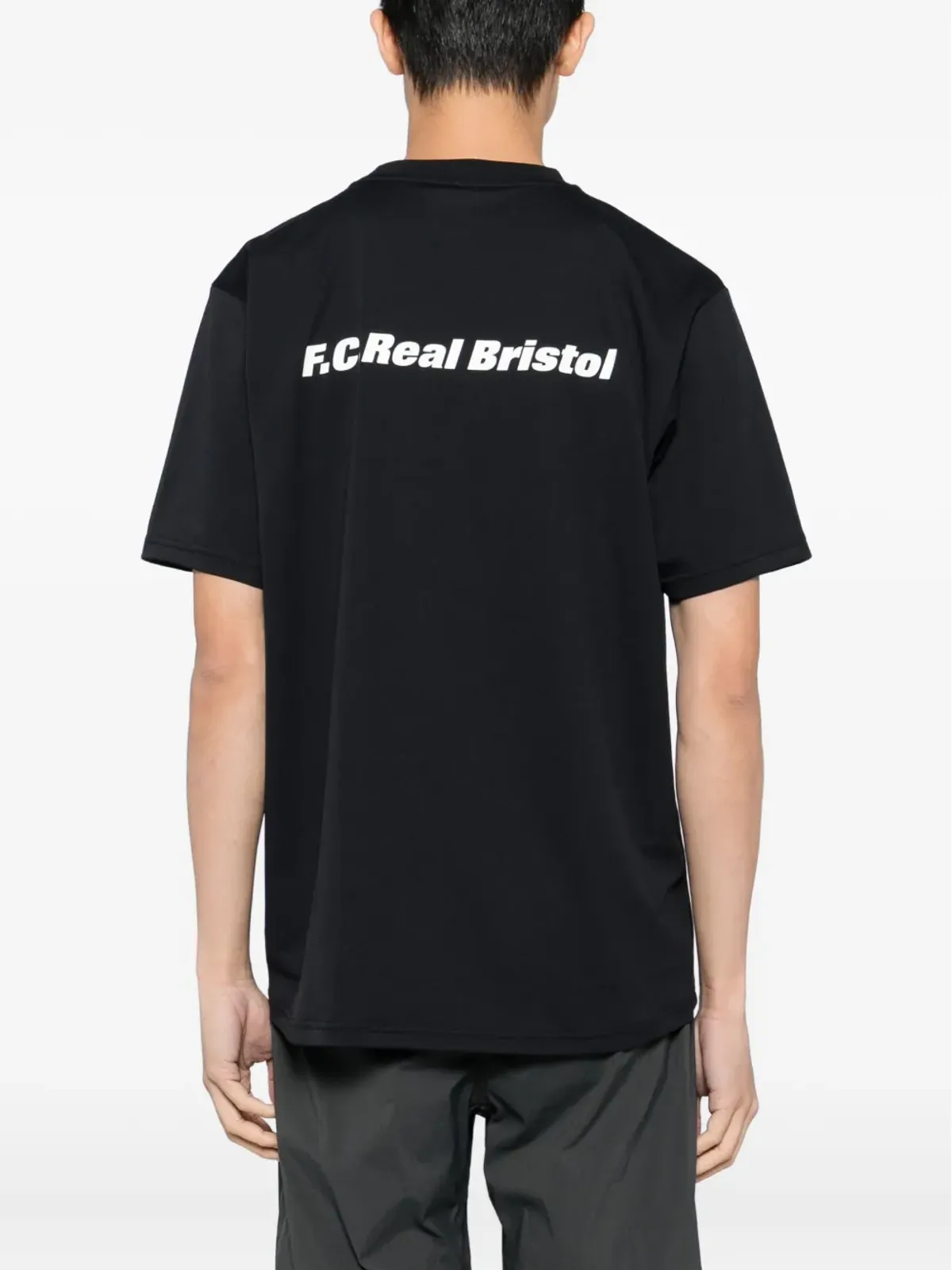 Sophnet. F.C.Real Bristol logo T-shirt - Black - 画像3
