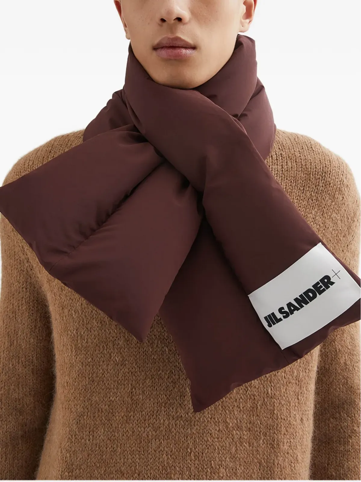 JIL SANDER+ ダウンスカーフ - 画像2
