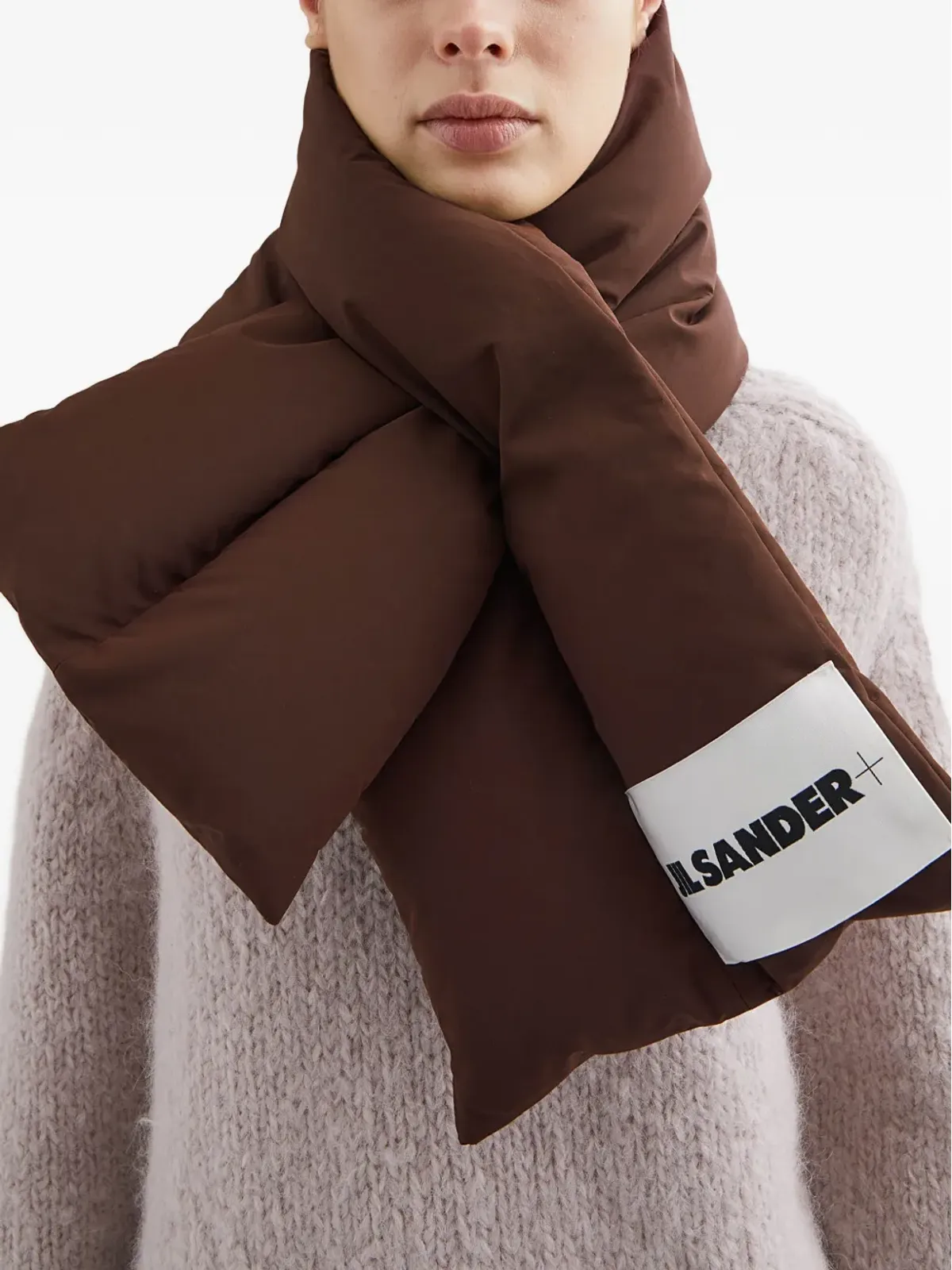 JIL SANDER+ ダウンスカーフ - 画像3