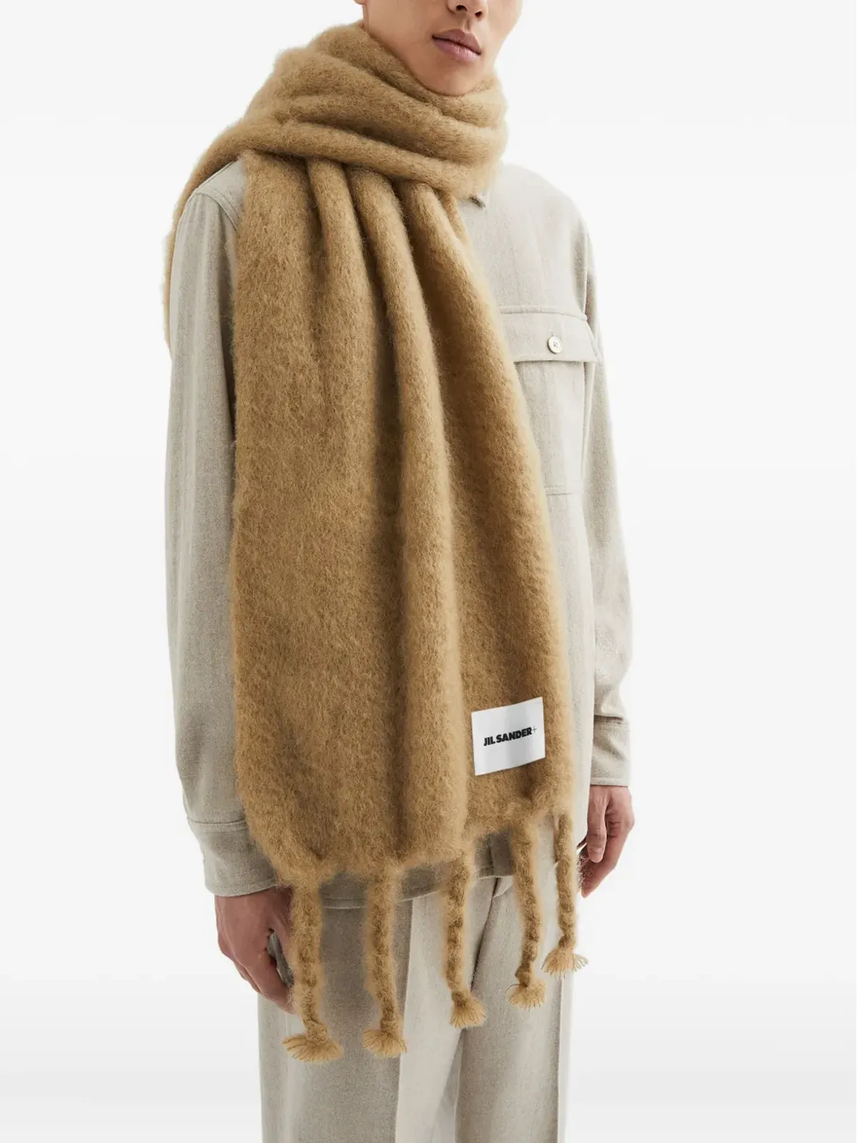 JIL SANDER+ モヘアブレンドスカーフ - 画像2