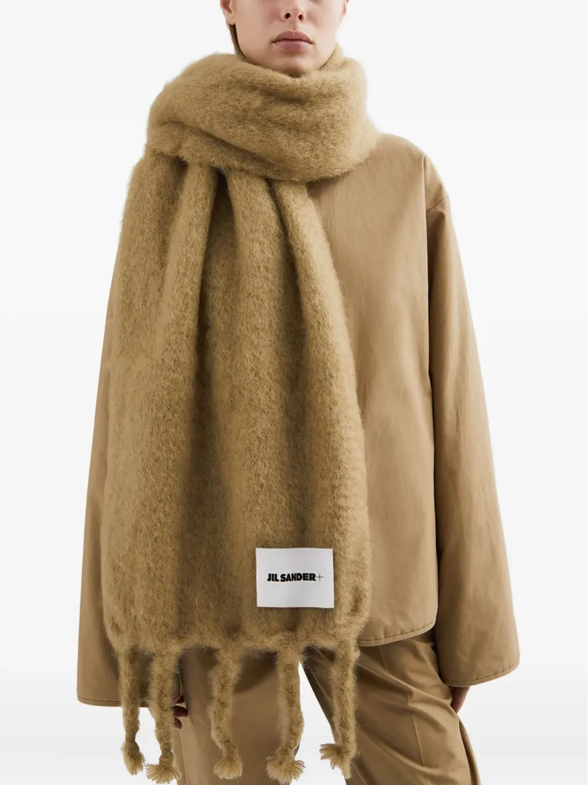 JIL SANDER+ モヘアブレンドスカーフ - 画像3