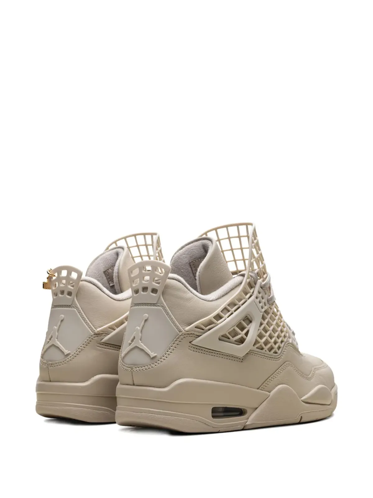 Jordan 4 Retro ラタン/メタリックゴールド スニーカー - ブラウン - 画像3
