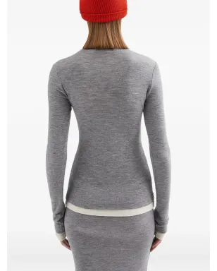 JIL SANDER+ ウールレイヤードTシャツ - サムネイル4
