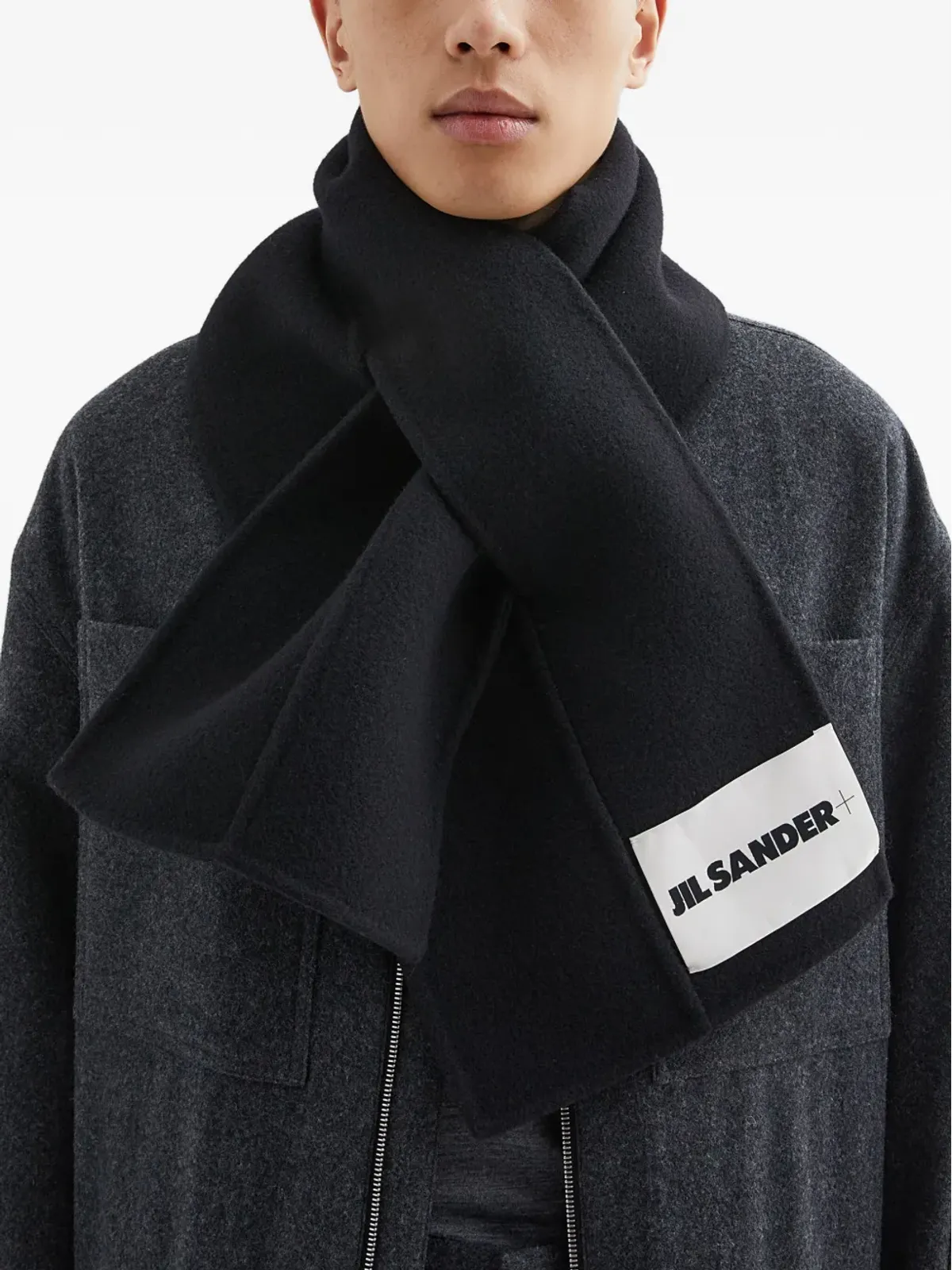 JIL SANDER+ ヴァージンウールスカーフ - 画像2
