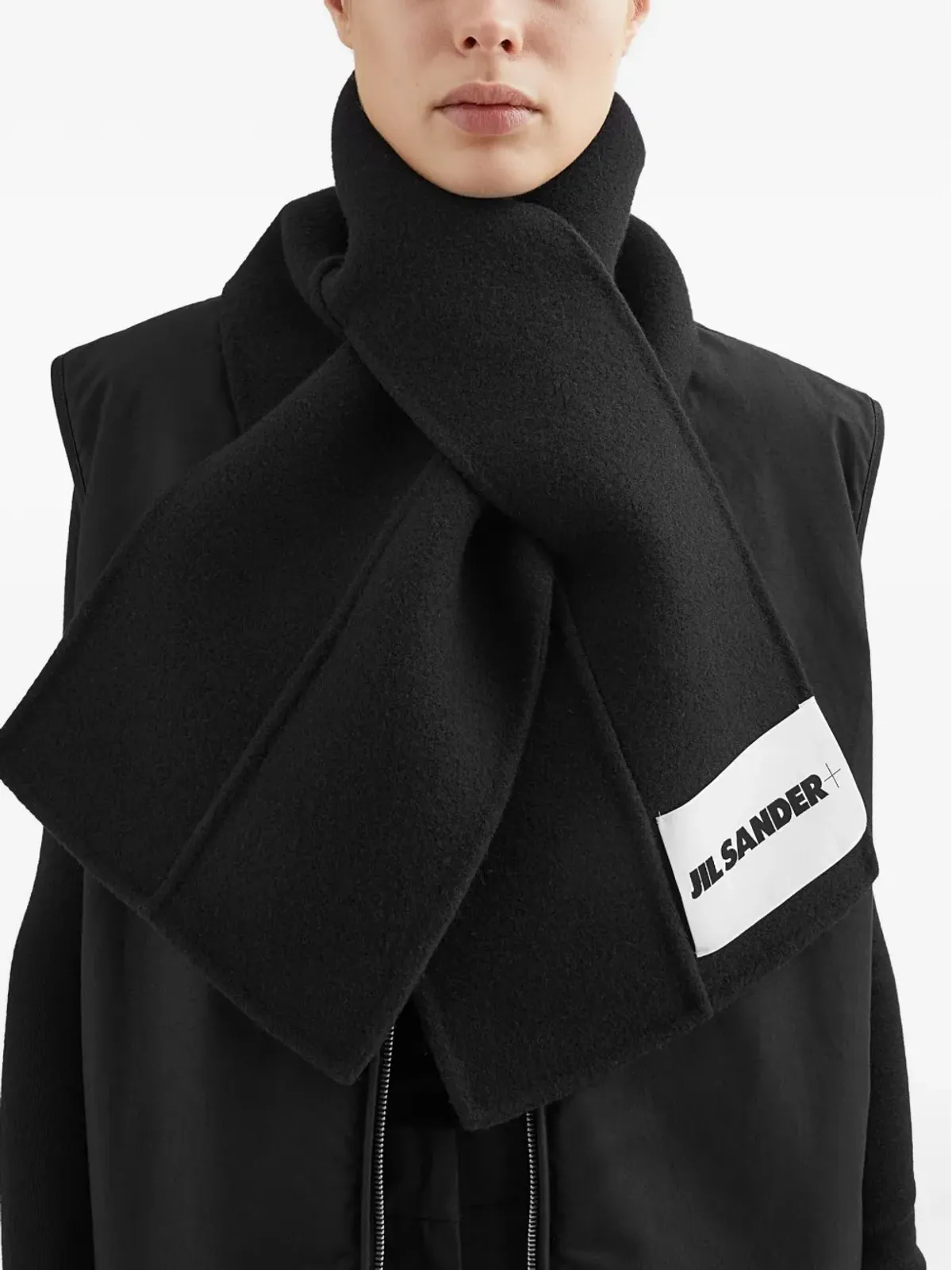 JIL SANDER+ ヴァージンウールスカーフ - 画像3