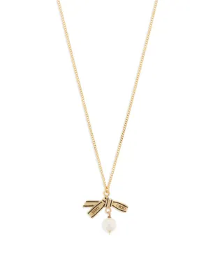 Jimmy Choo リボン ネックレス - ゴールド - サムネイル3