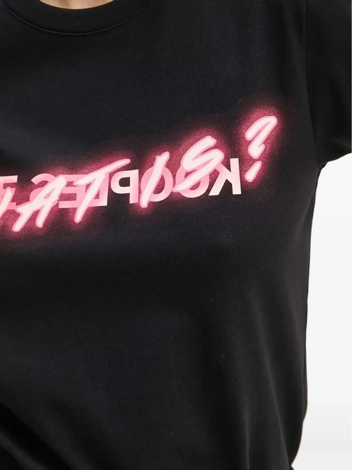 The Kooples ネオン・グラフィック・スローガンTシャツ - 画像3