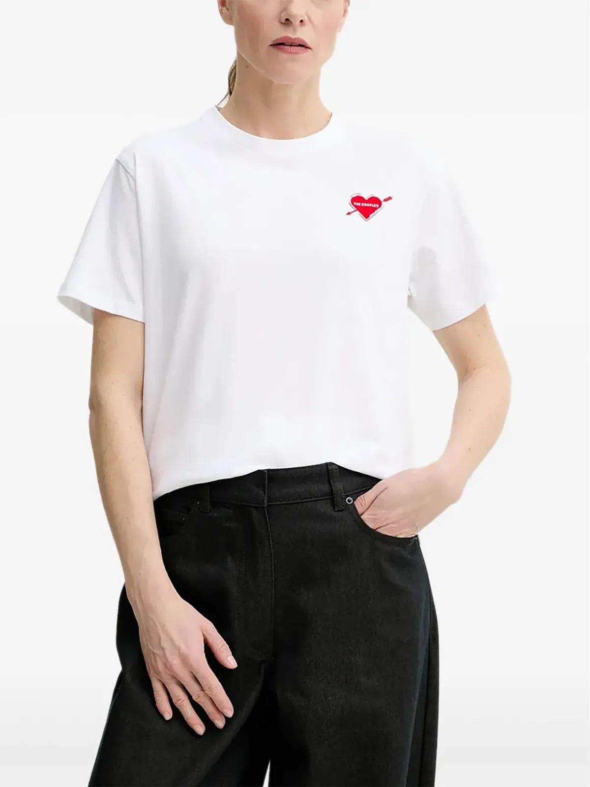 The Kooples ハートディテールTシャツ - 画像3