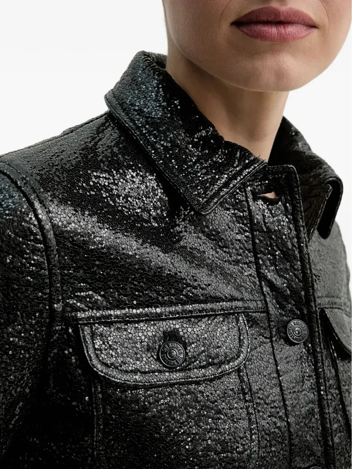 The Kooples スパンコール装飾ジャケット - 画像5