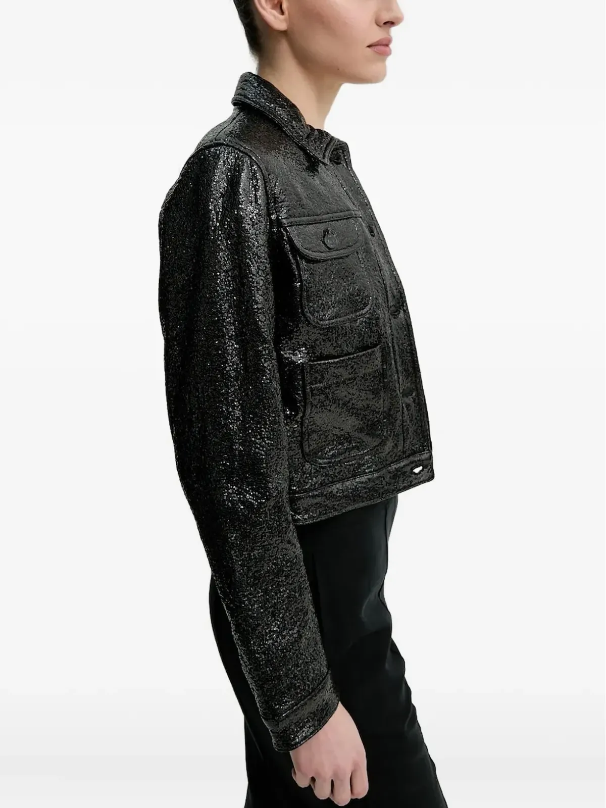 The Kooples スパンコール装飾ジャケット - 画像2
