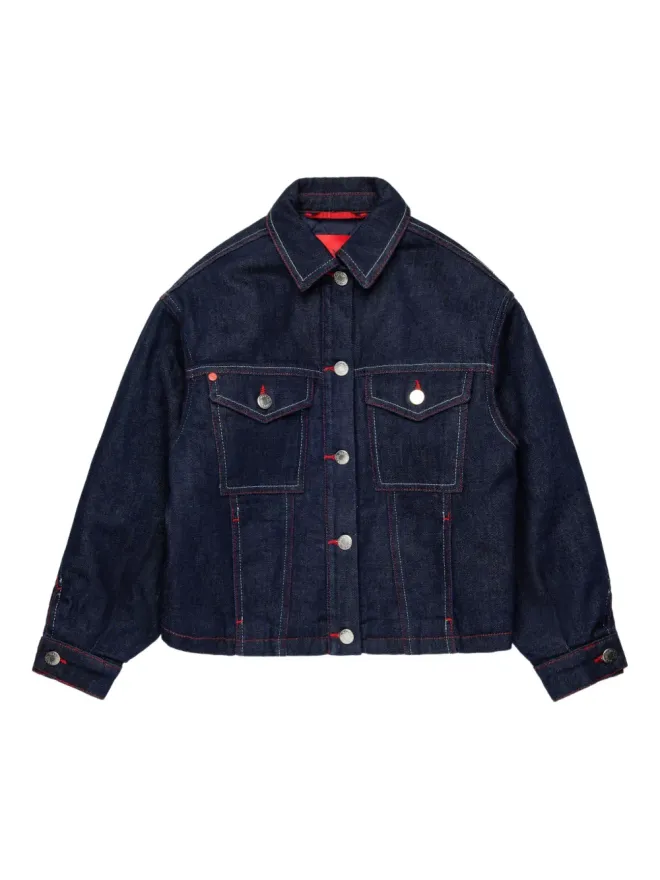 MAX&Co. Kids MAX&Co. Kids ロゴパッチ付きデニムジャケットの商品画像