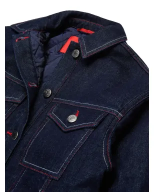 MAX&Co. Kids ロゴパッチ付きデニムジャケット - サムネイル3