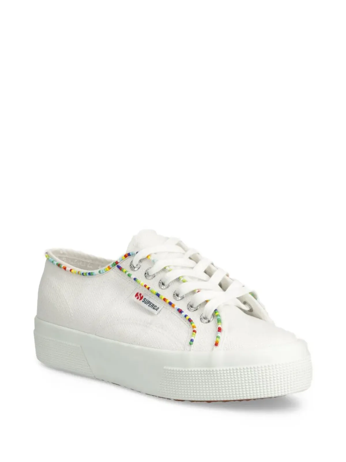 Superga 2740 マルチカラー ビーズ スニーカー - 画像2