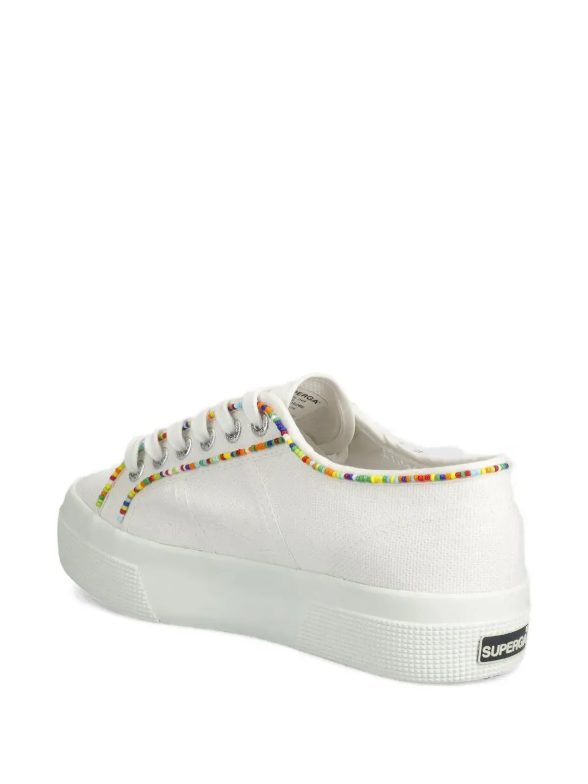 Superga 2740 マルチカラー ビーズ スニーカー - 画像3