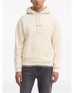 The Kooples ロゴプリントフーディー - Neutrals - サムネイル1