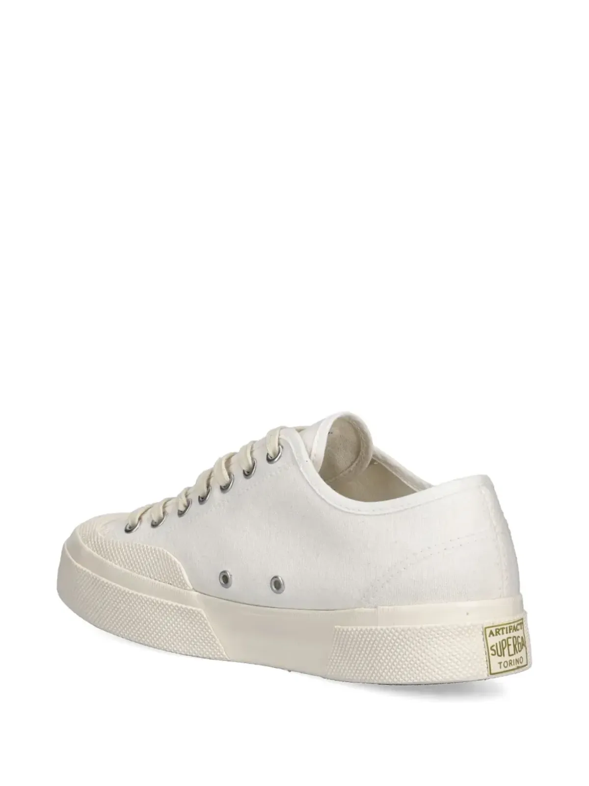 Superga キャンバス地 レースアップ スニーカー - ホワイト - 画像3