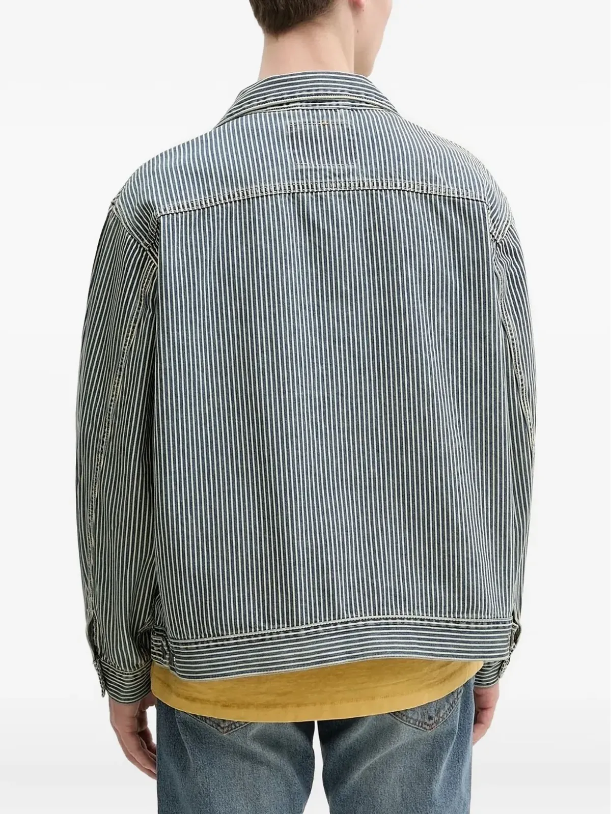 Levi's ストライプ柄ポケットジャケット - 画像2