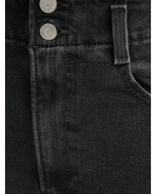Levi's リブケージ ベルフレアジーンズ - ブラック - サムネイル3