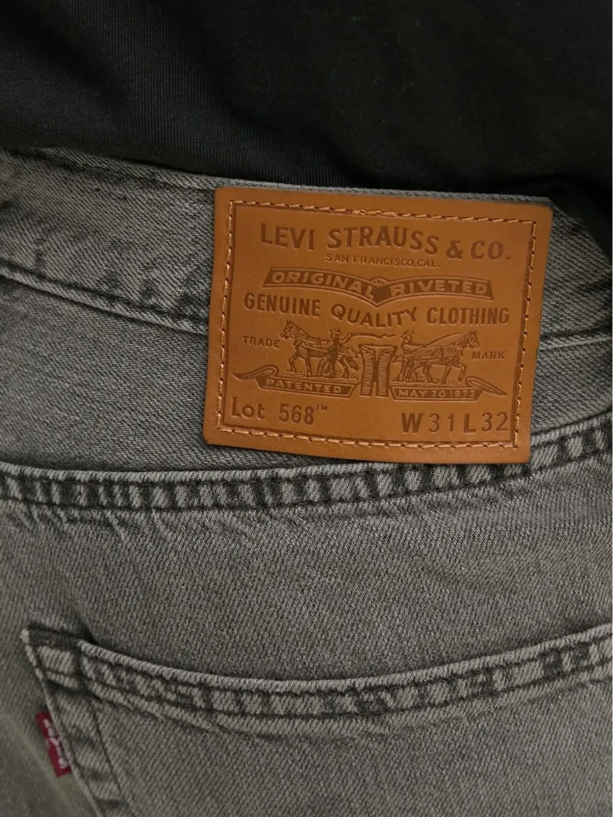 Levi's 568 ルーズフィットジーンズ - グレー - 画像3