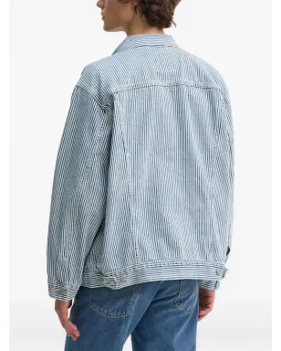 Levi's ストライプデニムジャケット ブルー - サムネイル2