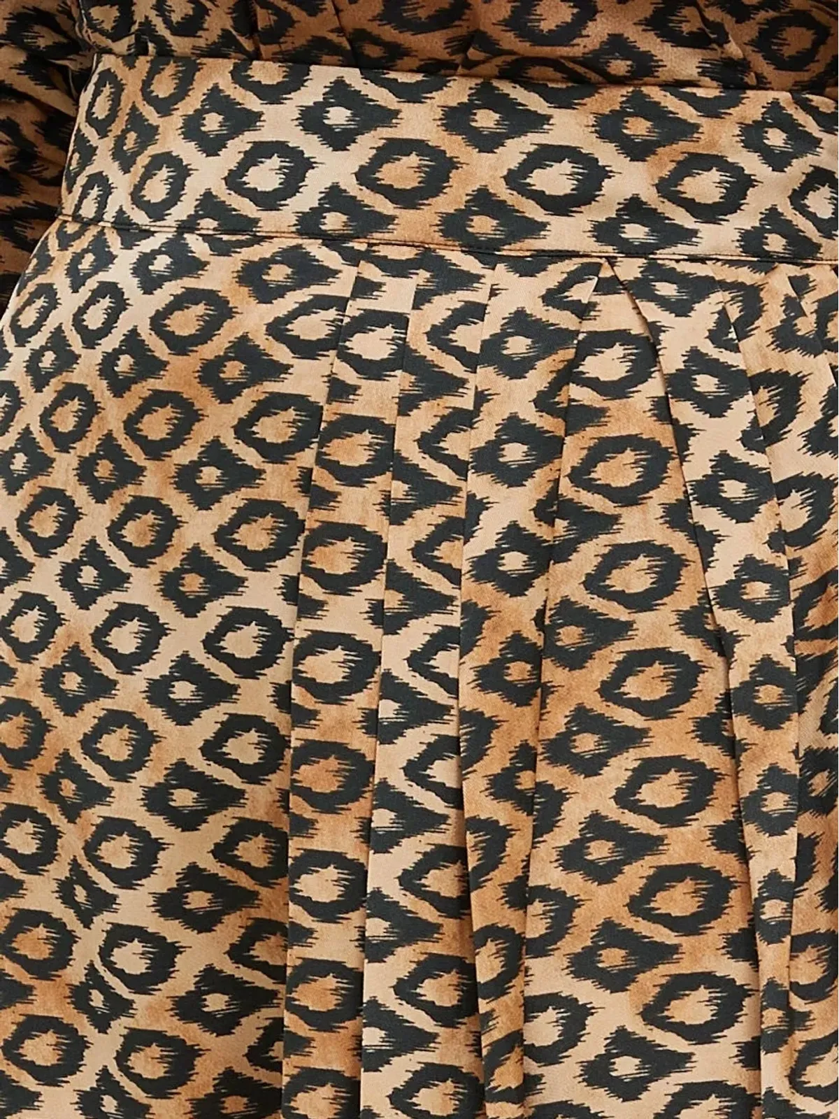 Scotch & Soda プリーツレオパード柄スカート - 画像3
