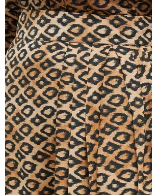 Scotch & Soda プリーツレオパード柄スカート - サムネイル3
