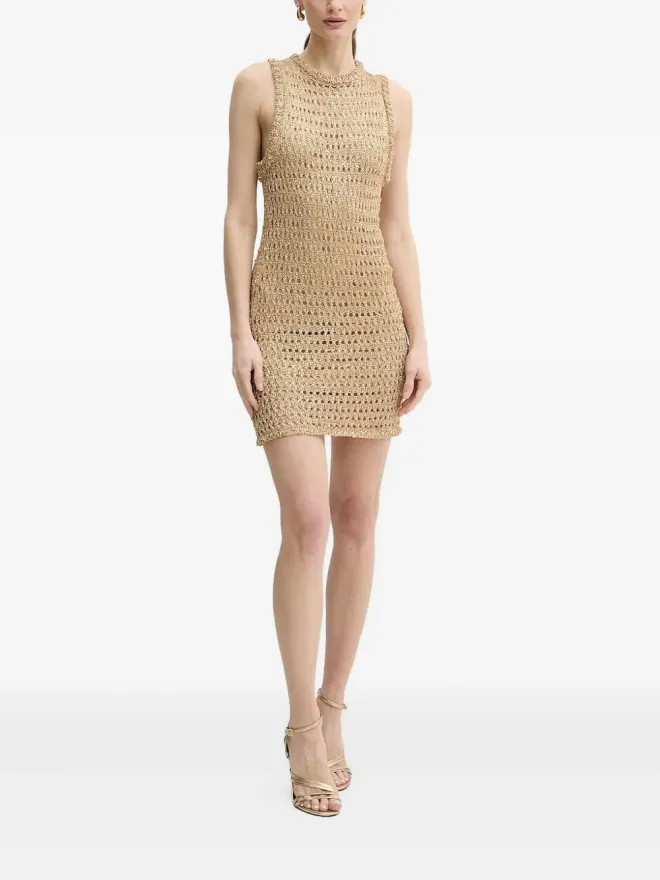 SIMONA CORSELLINI SIMONA CORSELLINI メタリックニット ノースリーブドレスの商品画像