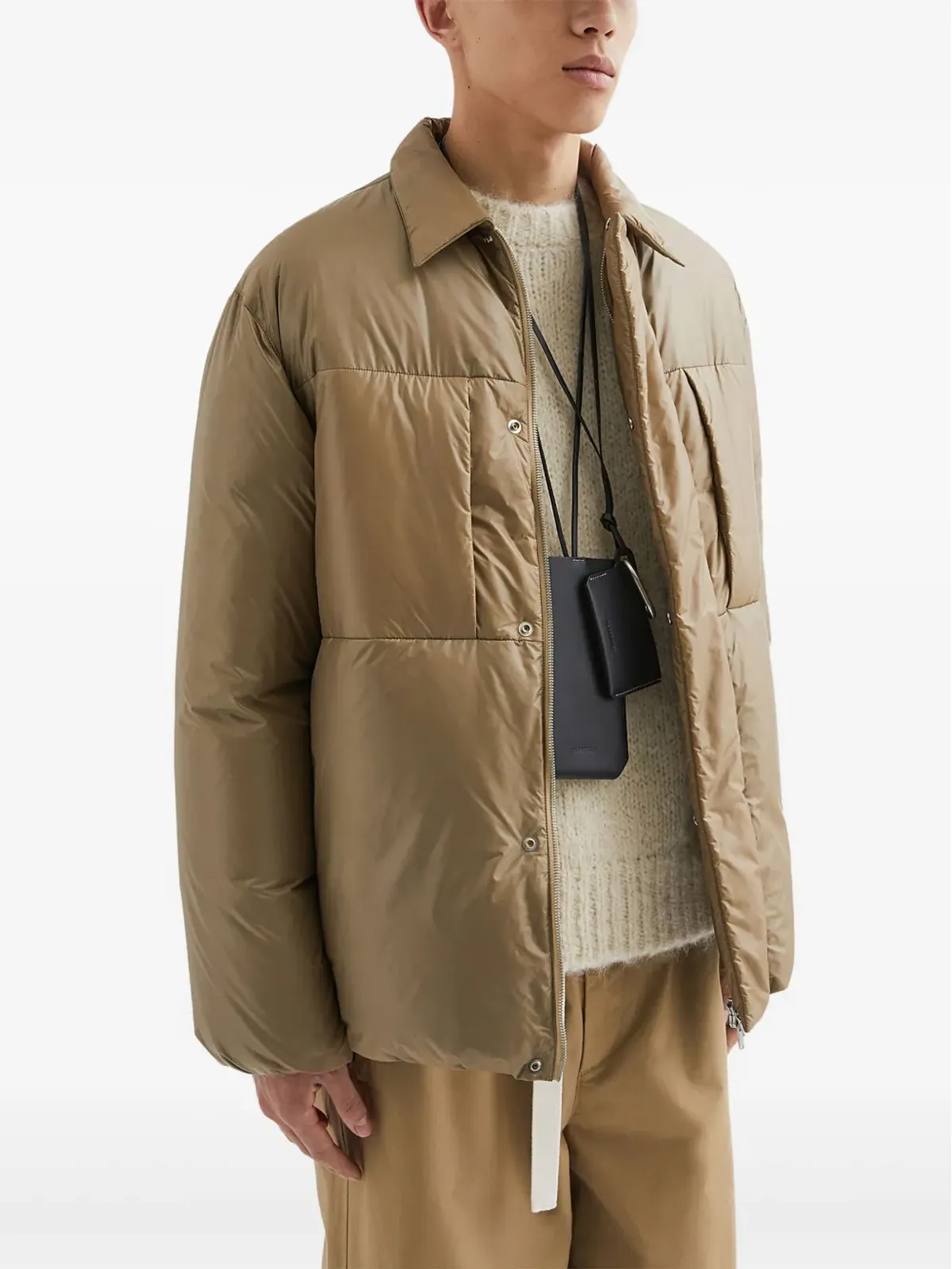 JIL SANDER+ パッド入りシャツジャケット - 画像3