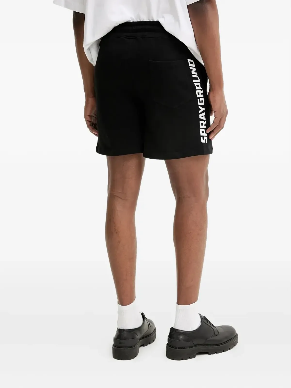 Sprayground シャークロゴ ドローストリング ショーツ - 画像2