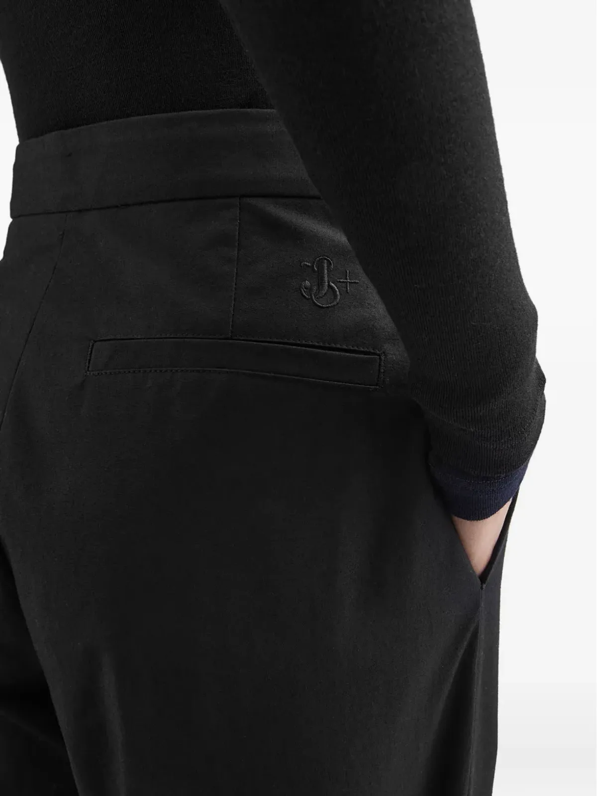 JIL SANDER+ コットンパンツ - Black - 画像5