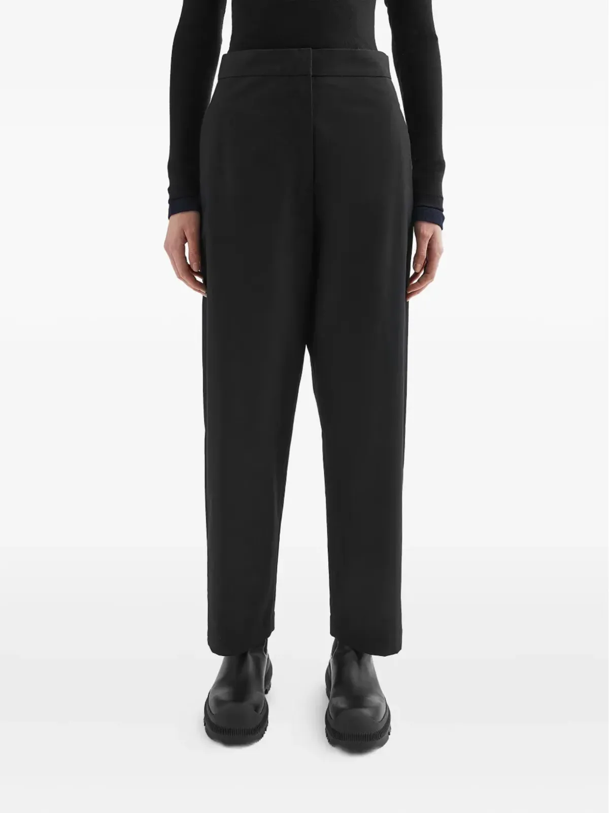 JIL SANDER+ コットンパンツ - Black - 画像3