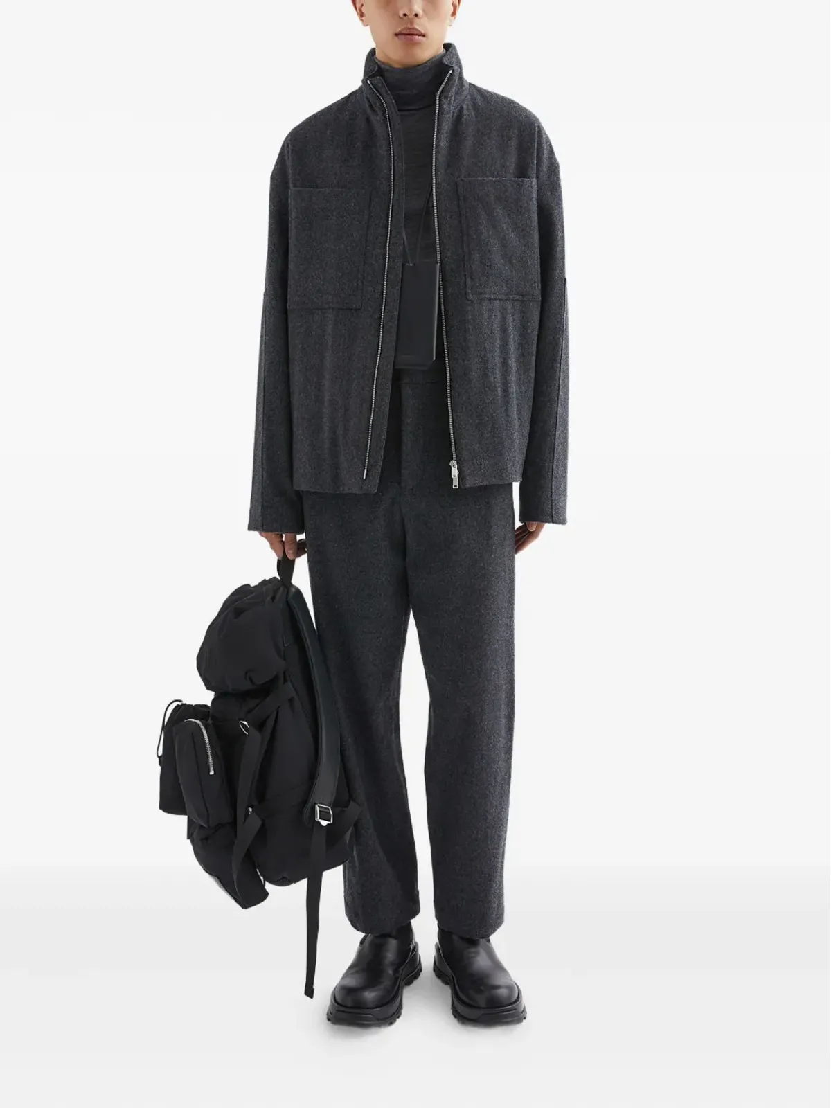 JIL SANDER+ フェルテッドジャケット - 画像2