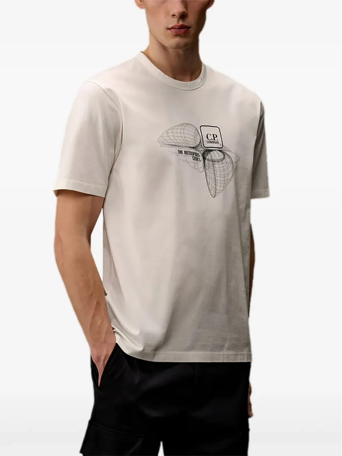 C.P. Company Metropolisシリーズ グラフィックTシャツ - ニュートラル系 - 画像3