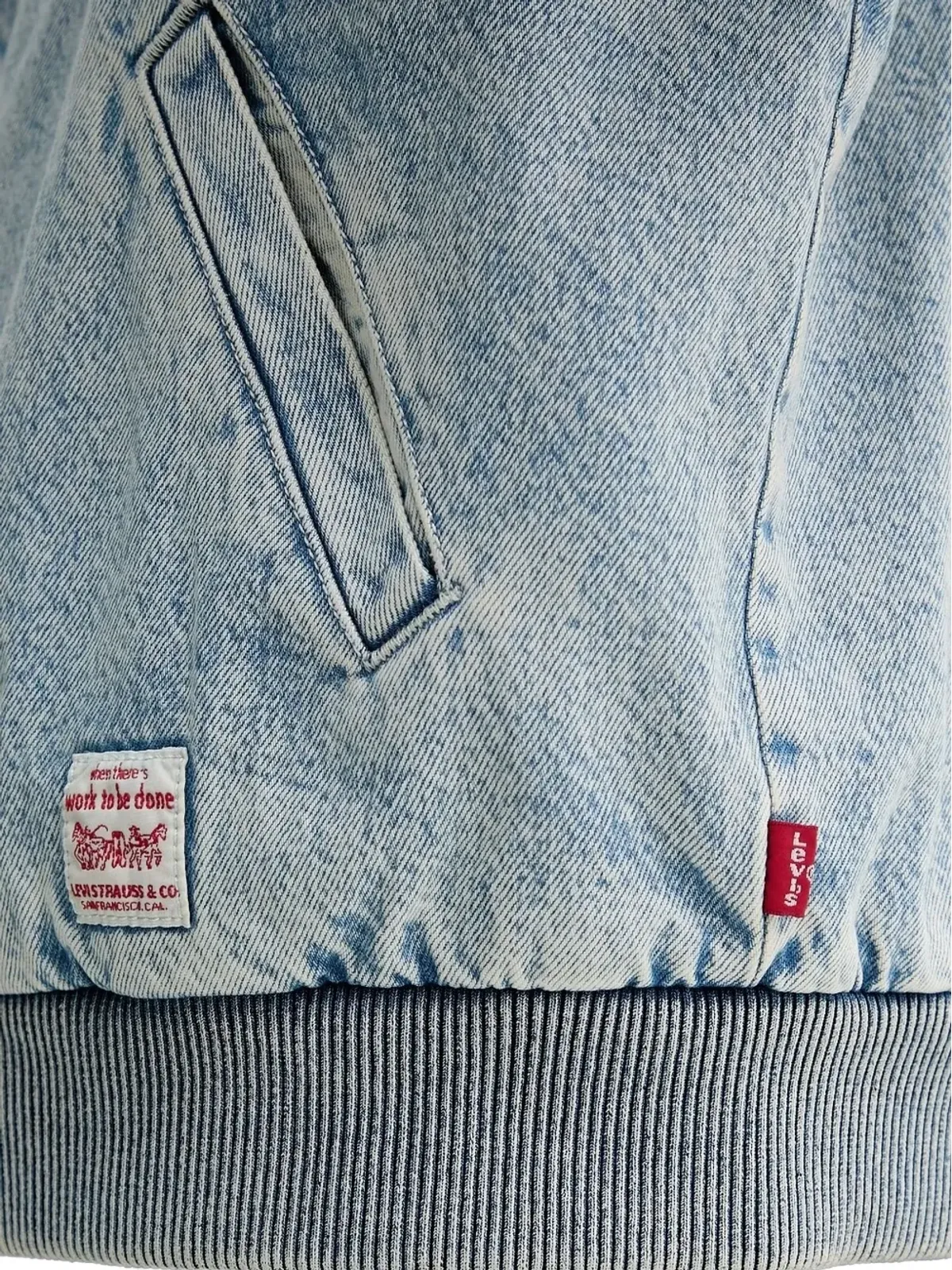 Levi's エンバーカデロ ジップフロント デニムジャケット - 画像3