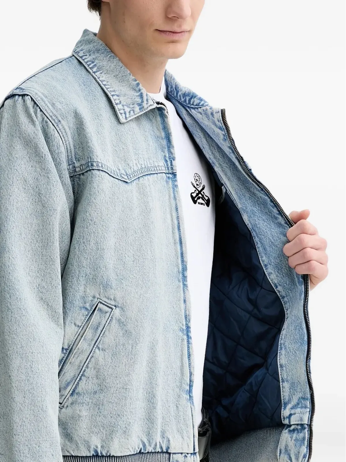 Levi's エンバーカデロ ジップフロント デニムジャケット - 画像4