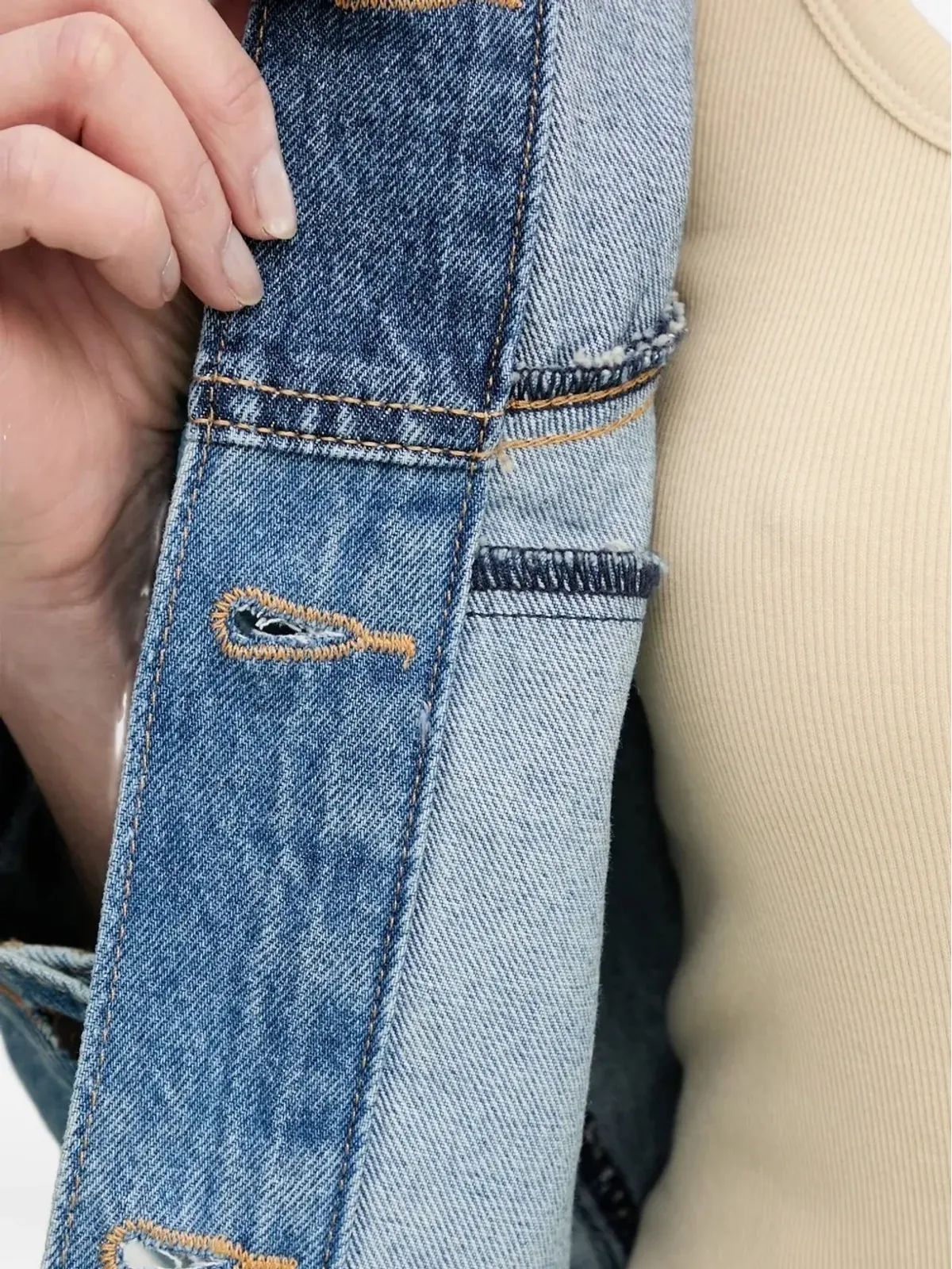Levi's ポイントカラー デニムジャケット - 画像5