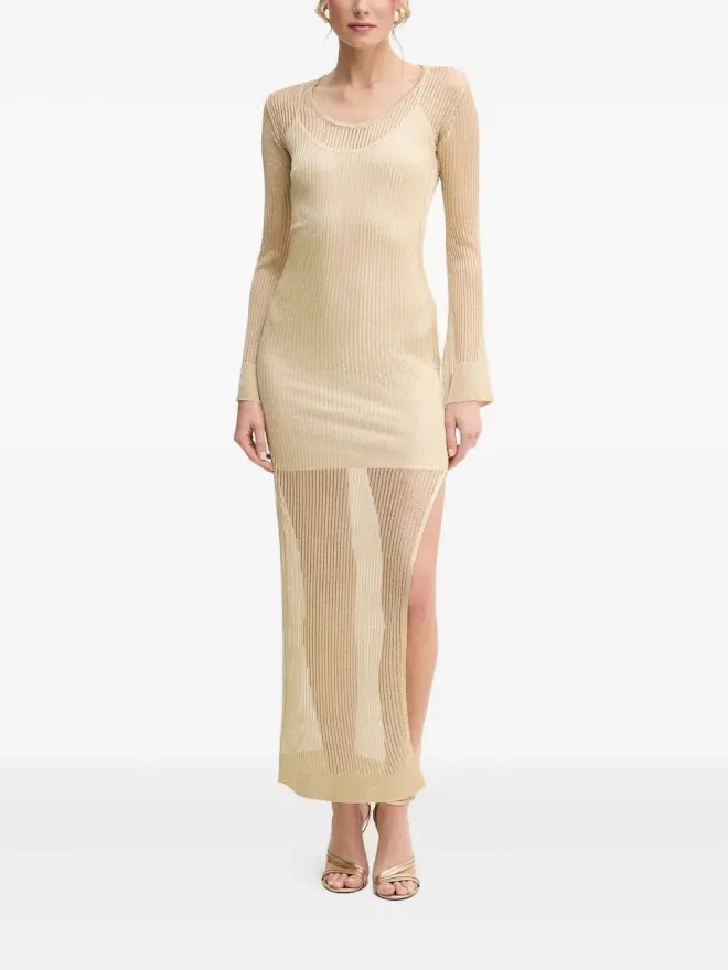 SIMONA CORSELLINI SIMONA CORSELLINI リブ編みミディドレスの商品画像