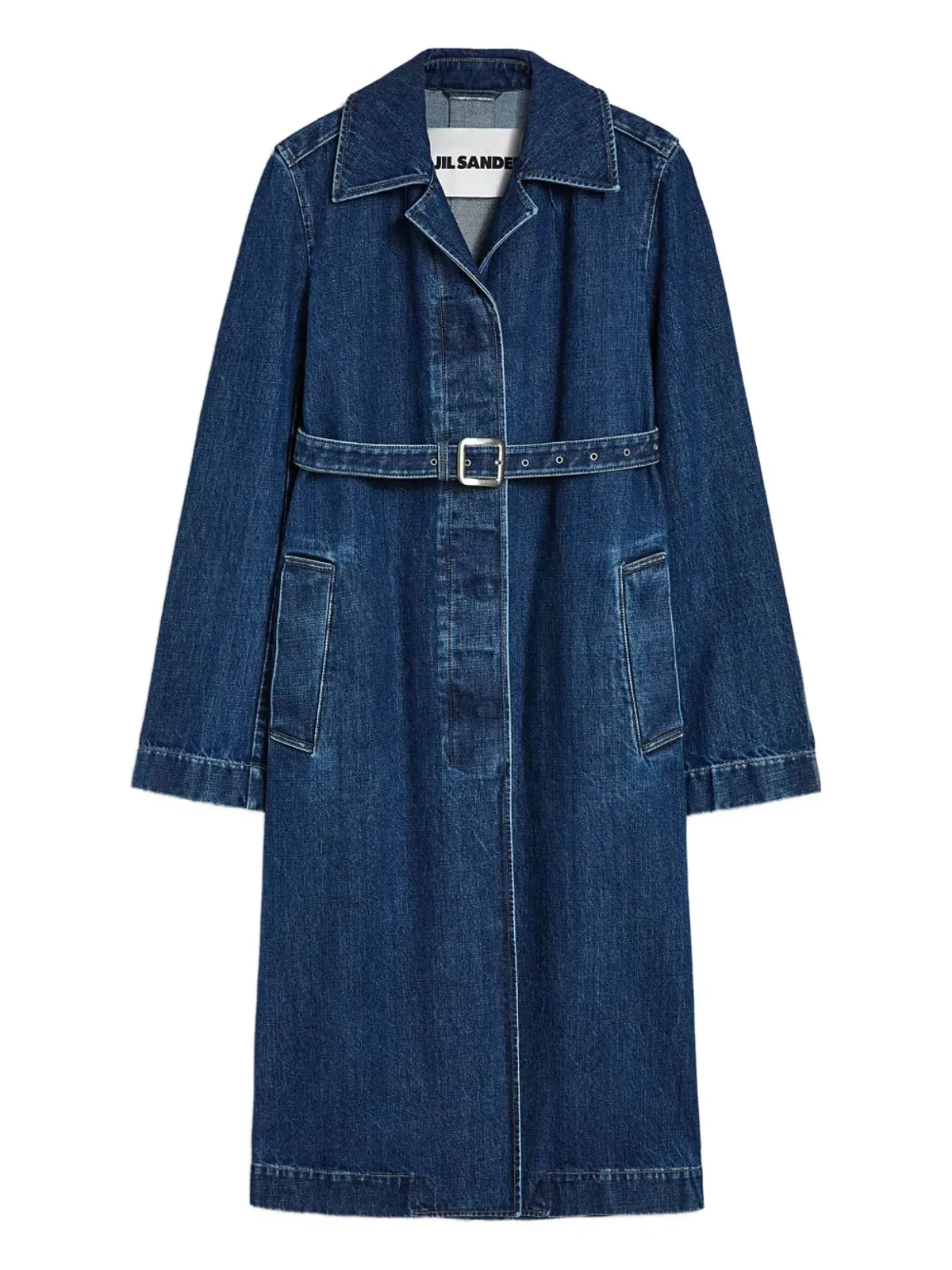 Jil Sander デニム トレンチコート - 画像1