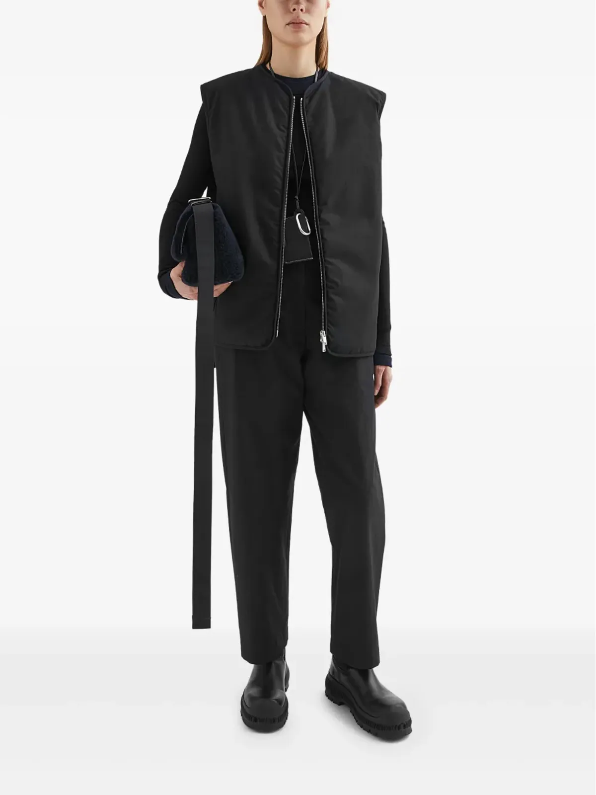 JIL SANDER+ コットンパッド入りジレ - 画像2